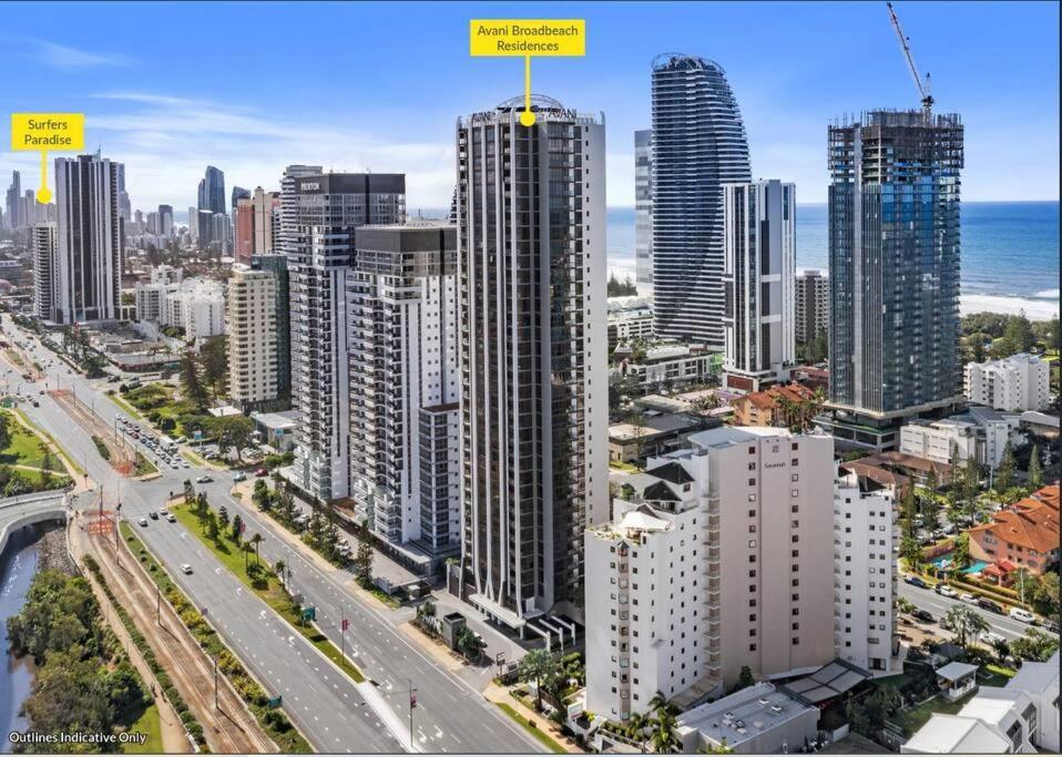 Broadbeach Business Or Leisure Guldkusten Exteriör bild